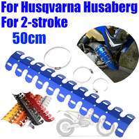 For Husqvarna TX TE 125 150 250 300 300i TC 50 65 85 TE300 Husaberg Accessories Exhaust Heat Shield Muffler Pipe Protector Cover