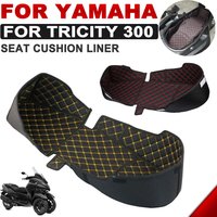 Seat Bucket Storage Box Leather Rear Trunk Cargo Liner Pad Protector For Yamaha TRICITY 300 TRICITY300 Motorcycle Accessories