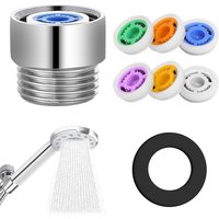 Shower Head Flow Control Valve Set Water Saver Device Flow Reducer Limiter 6 Different Flow Hose Restrictor Bathroom Accessories