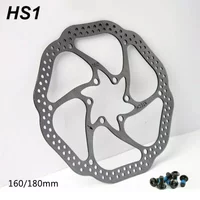 HS1 MTB Brak Disc Rotor 160 180 203mm Bicycle Rotor Steel Mountain Bike Brake Disc with Bolts BMX Folding AVID Cycling Parts