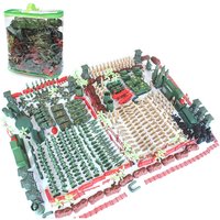 Ensemble de figurines d'armée en plastique, figurines d'action réalistes, jouets d'armée, figurines de soldats miniatures pour jeux de simulation