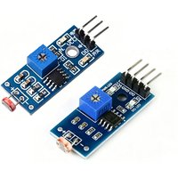 1-5pcs Photosensitive Sensor Module 3Pin 4pin 3.3V-5V Photoresistor Light Detection Resistance Module Photo Resistor for Arduino