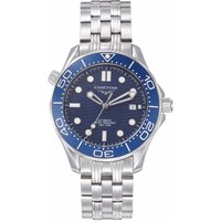 CARCIYAR Casual Automatic Mechanical Menโs Calendar Watch โ Full-featured, Large Dial, Stainless Steel, Water-resistant