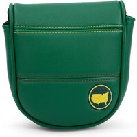 Golf Putter Covers DF3 Mallet Putter Green PU Leather Headcover with Magnetic Closure Golf Club Covers Mallet Putter Covers for