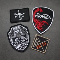 Creative Knight Emblem Magic Tape Game Accessories Ultra Fine Weave Escape from Tarkov Arm Patch Black Morale Patch