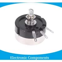 Potentiometer WX200 High Power 15W Single-turn Double-wire Wound Potentiometer 8 Ohm 8Ω Shaft Length 15MM Audio Attenuator
