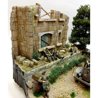 1/35 resin figure unpainted model kit, military scene (no people), unassembled and unpainted GK