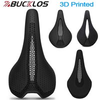 AliExpress BUCKLOS 3d Printed Saddle Carbon Bicycle Saddle 143MM 155MM 3D Printed Bike Seat Cushion Nylon Gravel Road MTB Seat Bike Part