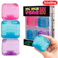 Schylling Mini Nice Cube & Cool Cats Multi Color Fidget Toy Stress Relief Desk Decor Party Favor Gift for Kids and Adults
