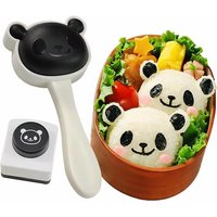 1 Set Japanese Bento Panda Sushi Mold Kit with Seaweed Nori Punch Creative Sushi Maker Mold Kitchen Rice Mold Set YY008