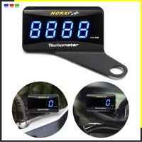 Motorrad Mini Drehzahlmesser Digitales quadratisches LCD-Display Motordrehzahlmesser Drehzahlmesser für BMW Yamaha Kawasaki Racing