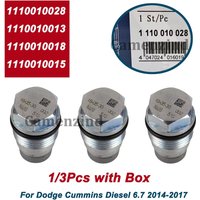 1/3Pcs 1110010028 Common Rail Pressure Limited Valve 1110010018 1110010015 1110010013 For Dodge Cumminss Diesel 6.7L 2014-2017