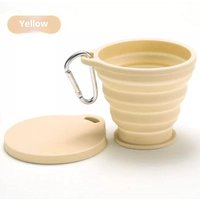 1Pcs Heat Resistant Folding Drinking Cup Mug Portable Water Cups Rubber Travel Camping Soft Silicone