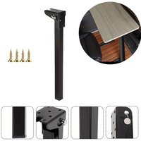 70cm Foldable Table Leg Motorhome Dinner Table Folding Support Leg Metal Camping Table Rack Cabinet Furniture Replacement Part