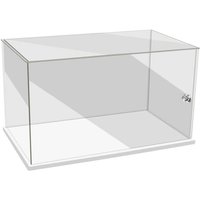 Clear Acrylic Figure Display Cabinet with Door for Collections, Assemble Storage Box for Souvenirs, Dustproof Car Model Showcase