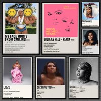 Lizzo Genshin Impact Poster Versatile HD Waterproof Wall Art Self-Adhesive Decor for Any Space Ideal Gift