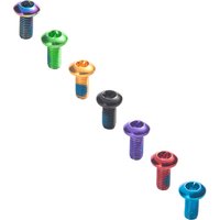IIIPRO Bicycle Disc Brake Rotor T25 Red/Blue/Green/Purple/Gold/Plating Screws 12Pcs Steel Alloy for MTB Road Bike 6-Bolt Plate