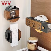 Power Brick Mount, Suction Cup Rotational Socket Mount, Power Strip Management Holder for Office, Living Room, Kitchen, Bedroom