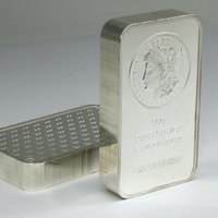 1 Piece No Magnetic 5 OZ Silver Plated USA Badge Vacuum Sealed Packing Collectible Bar image 4