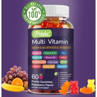 Multivitamin Gummies - with Vitamins and Minerals - Enhances Energy Levels, Immune Support, Antioxidant