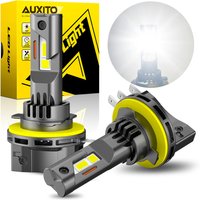 AUXITO H15 LED Headlight Canbus Error Free High Beam DRL For Mercedes Benz W447 W176 Ford Kuga Focus Mondeo MK5 Fiesta MK8 White