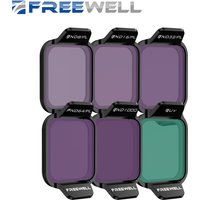 Freewell Bright Day Filters Kit 6er-Pack ND8,16,32,ND64/PL UV ND1000 Filter, für DJI Flip und DJI Lito X1 Fotografie-Zubehör