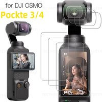 9H Tempered Glass For DJI OSMO Pocket 3/4 Screen Protector Anti-Scratch Lens Protective Film Cover For DJI Pocket 3 Accessories