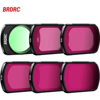 BRDRC Lens Filters for DJI Osmo Pocket 3 Camera UV CPL ND8/ND16ND32/ND64 Magnetic Filters Professional Photography Accessories