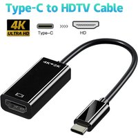 USB Type C To HDMI-compatible Adapter Cable Type C 4K USB 3.1 HDTV Converter Cable For TV Projector PC MacBook Pro Laptop Tablet