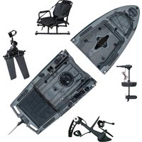 Modular Kayak 9.5ft Sit On Top Pedal Fin Drive Fishing Kayak Easy To Transport Motorized Kayak