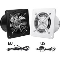 Silent Exhaust Fan Wall-Mounted 4-Inch 100mm Window-Type Bathroom Exhaust Fan Ventilation and Air Exchange Fan Duct Extractor