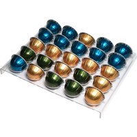 Coffee Capsule Storage Tray Drawer Insert Organizer Holds 25 Pods Compatible With Nespresso Vertuo Vertuoline Pods