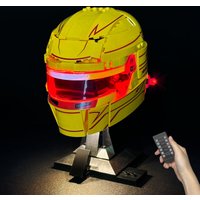 LYBMTWF LED Lighting Kit Compatible with Lego 43022 Helmet Model (NOT Include The Model Bricks)