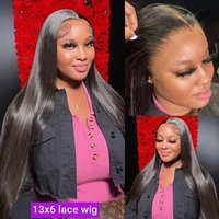 250 Density 40 Inch Bone Straight Human Hair Wigs 13x4 13X6 HD Lace Front Wigs Human Hair Brazilian Hair For Black Women