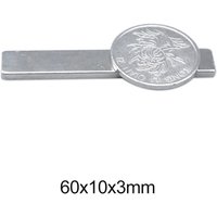 60x10x3 Quadrate sheet Magnet 60mm*10mm Powerful Strip Magnets 60x10x3mm For Home Refrigerators,Offices DIY 60*10*3 Block magnet