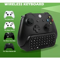 Controller Keyboard For Xbox Series S/X/One/One S X Wireless Chatpad Gaming Keypad w USB Receiver w 3.5mm Audio Jack