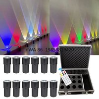 Remote Control 10W High Brightness 4in1 Leds Uplight Battery Wireless Dmx Battery Powered Led Uplights Dj Stage