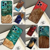 Traveler Protective Wood Resin Funda For Xiaomi 17 Pro Max 14 15 13T 14T 15T Pro POCO F8 Ultra F7 F5 F6 X5 X6 X7 X8 Pro Case