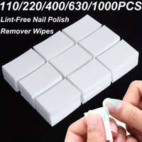 110-1000Pcs Nail Wipe Cotton Pads Gel Nail Polish Acrylic Remover Lint Free Cotton Nail Wipes