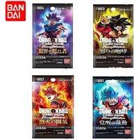 BANDAI DRAGON BALL FB01-04 Booster Packs SUPER CARD GAME Fusion World TCG Japan Anime Collection Card 6 Cards Per Pack Kids Toys