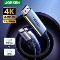 UGREEN USB Type C to HDMI Adapter 4K for TV USB C Cable for PC Macbook Pro iPad Pro Samsung Galaxy Pixelbook Xiaomi USB C HDMI