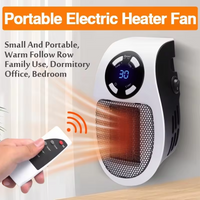 Tragbarer elektrischer Heizlüfter, Mini-Heizkörper, Wand-Raumheizung, Fernbedienung, Haushaltsgerät, Handwärmer, 500 W