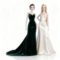 Nowa lalka Xianxian / 32 cm Supermodelka z białą skórą i złotobrązowymi włosami / 12 ruchomych stawów w ciele i głowie / lalka w skali 1/6