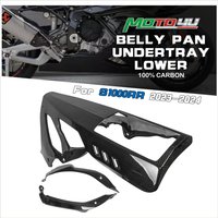 For BMWS1000RR BMW S1000RR 2023 2024 Motorcycle Accessories Pure Carbon Fiber Longer Belly Pan Undertray Lower Fairing Kits