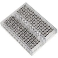 Mini Breadboard Protoboard DIY Kit Universal Transparent Solderless SYB-170 Breadboard 170Tie-points Prototype Boards 35X47MM