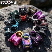 WAKE MTB DH Bicycle Power Stem 35mm Length 0 Degrees Mountain Bike Stem Table for 31.8mm Handlebar High Strength Cycling Stem