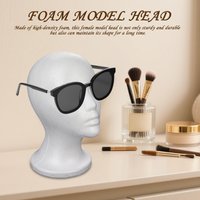 foam Wig Head Model Mannequin Dummys Wig Glasses Hat lightweight portable Hairpiece Stand Holder Female Model Wig Display
