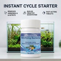 150 Tablets Aquarium Bio Filter Nitrifying Bacteria Nitrification Booster for New & Existing Fish Tanks Ammonia Nitrite Remover