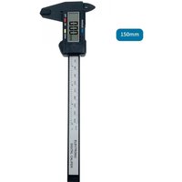 2026New Electronic Digital Caliper Carbon Fiber Dial Vernier 150mm Micrometer Measuring Tool Precision Digital Ruler