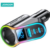 150W 4 in 1 Cigarette Lighter USB Car Charger Adapter, PD3.0 & QC3.0 30W Super Fast USB C Car Charger For iPhone Samsung GPS